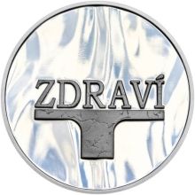 Ryzí přání ZDRAVÍ - velká stříbrná medal 1 Oz